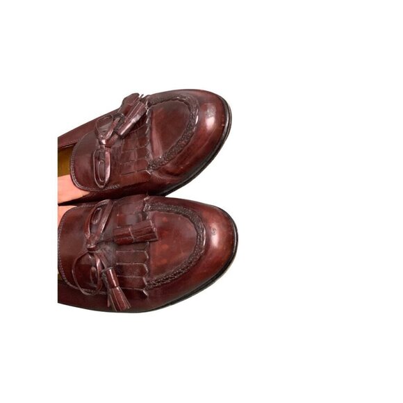 Johnson & Murphy  men’s shoes leather throughout size 9.5 brown - Picture 8 of 9